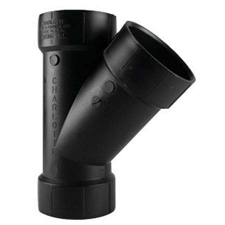 Charlotte Pipe And Foundry Charlotte Pipe 3 in. Hub X 3 in. D Hub ABS Wye ABS006001000